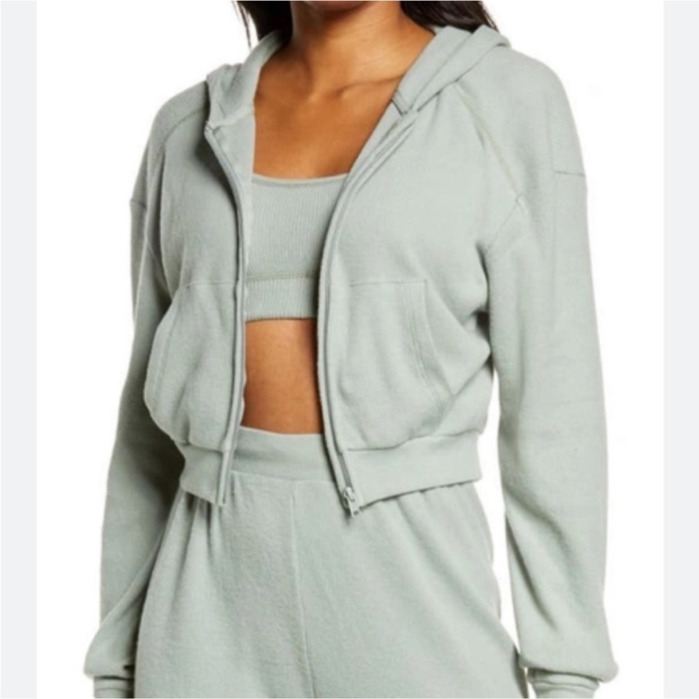 SKIMS Light Green Hoodie